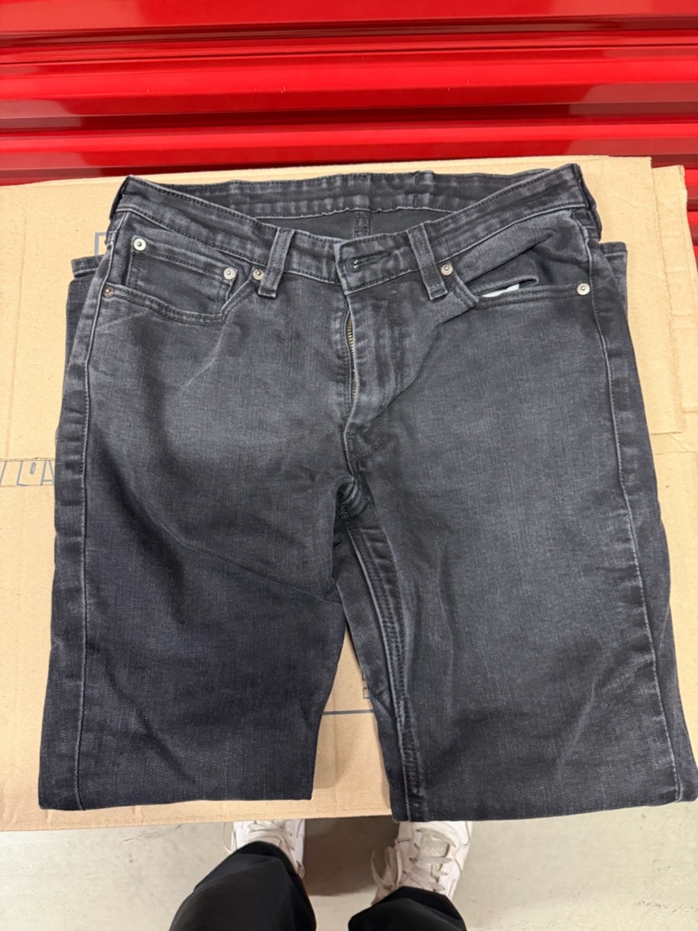 Levi's Men's Black Straight-Leg Jeans